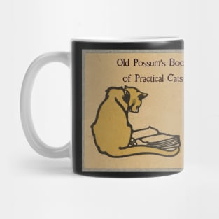 Vintage cat reads classic literature Mug